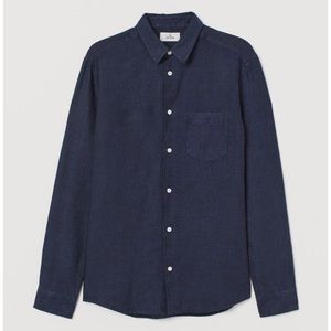 Navy Regular Fit Oxford Shirt